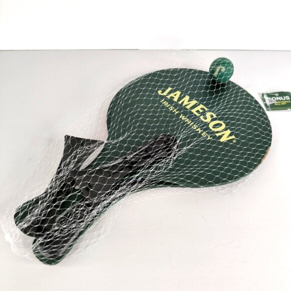 NWT NOS Jameson Merch Collectible Resort Beach Tennis Paddle Ball Set - Picture 1 of 11